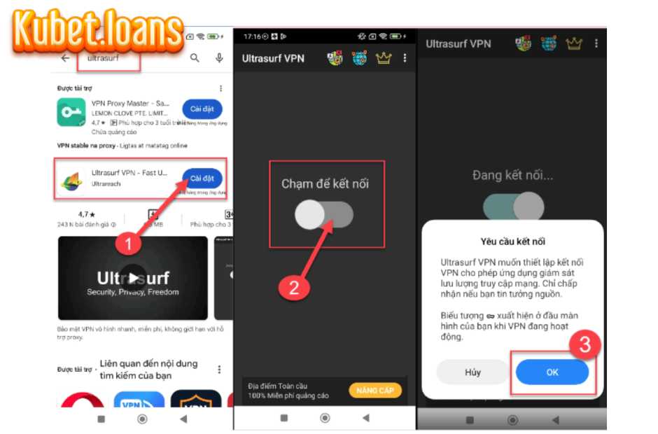 Tải Ultrasuft VPN về máy