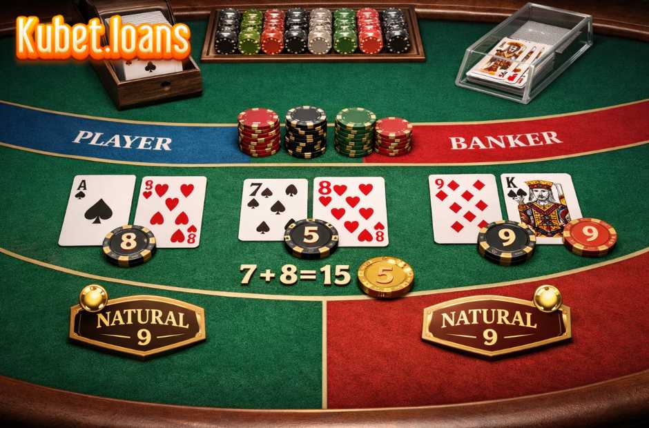 Cách tính bài trong baccarat